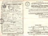 an old document with a picture of a person on it