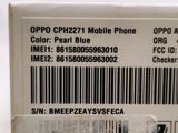 a close up of a cell phone with a barcode on it