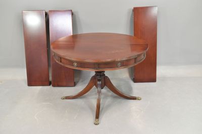 an image of a table and two chairs in a room