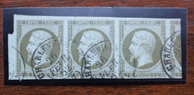 trois timbres sur lesquels figurent un homme et une femme