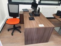 1 bureau métal et mélaminé bois avec caisson assorti (photo 2)