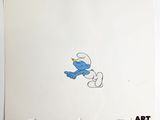 une image représentant un dessin d'un oiseau bleu volant dans les airs