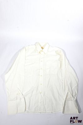 VAN LAACK - Ligne HARRODS - Chemise unie blanche en coton - …