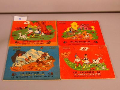 Quatre albums fleurettes "Sylvain et Sylvette" n°1, 4 15 et … - Photo 1
