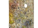 an image of a close up of a piece of art on a white surface