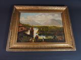 a picture of a painting hanging on the wall