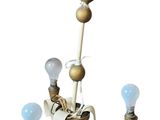 an image of a chandelier made of brass and glass