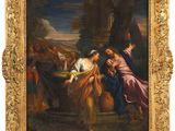 une image d'un tableau représentant un homme et une femme dans un paysage
