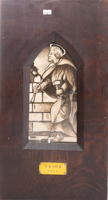 l'image d'un tableau représentant une femme tenant un oiseau, dans un cadre en bois