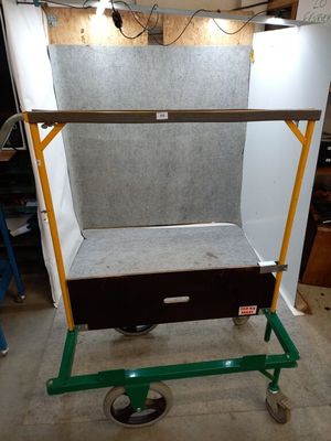 Chariot porte-plaque MACC (traces d'utilisation)