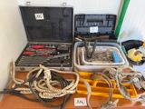 a lot of tools that are sitting on a table