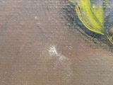 an image of a painting of a woman with a flower in her hair