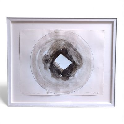 Jean CLAREBOUDT (1944-1997) Passage, 1991. Limaille de fer c…