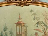 a picture of a painting on the wall of a room