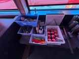 a table with a bunch of different items on it