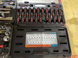 a lot of tools that are sitting in a case