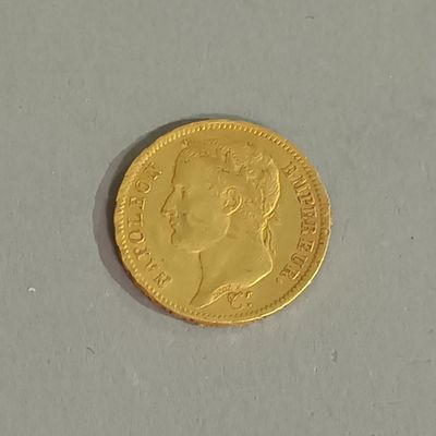Pièce de 40 Francs or Napoléon Ier Empereur des Français, 18…