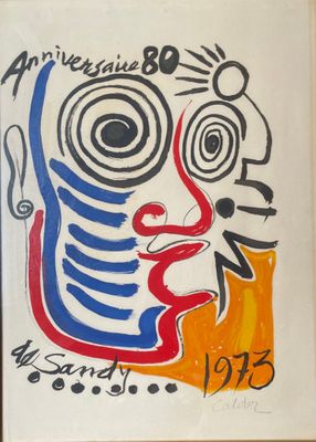 CALDER Alexander (1898-1976) Anniversaire de Sandy 80