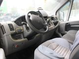 a car that has a steering wheel and a seat in it