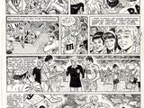 a black and white page from a comic book with a comic strip