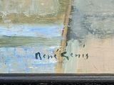 an image of a painting of a boat on a body of water