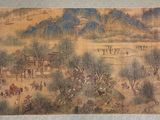 a picture of a painting on the wall of a house