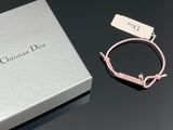 bracelet en cuir rose Christian Dior
