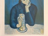 une image représentant un tableau où l'on voit un homme assis à une table