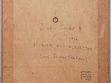 an old picture of a piece of paper with writing on it