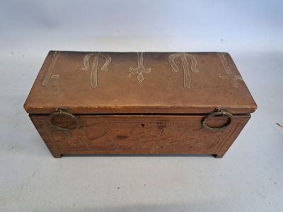 La marquise de Sévigné, coffret rectangulaire en bois gainé …