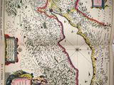 an old map of the island of new york in the middle of the 19th century