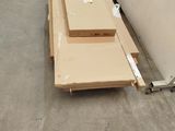 two boxes on a pallet in a warehouse