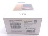 packaging of a box with a phone inside of it on a white surface