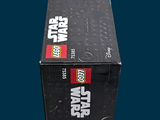 a lego star wars box sitting on top of a table