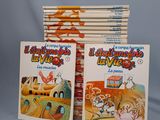 several children ' s books are stacked on top of each other