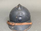 a helmet that is sitting on a table