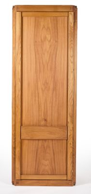 an image of a close up of a wooden door on a white background