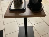 a blender sitting on top of a table in a kitchen