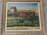 a picture of a painting on the wall of a house