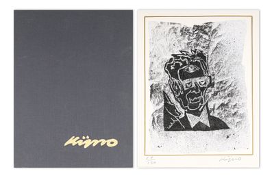 un dessin en noir et blanc représentant un homme en costume-cravate