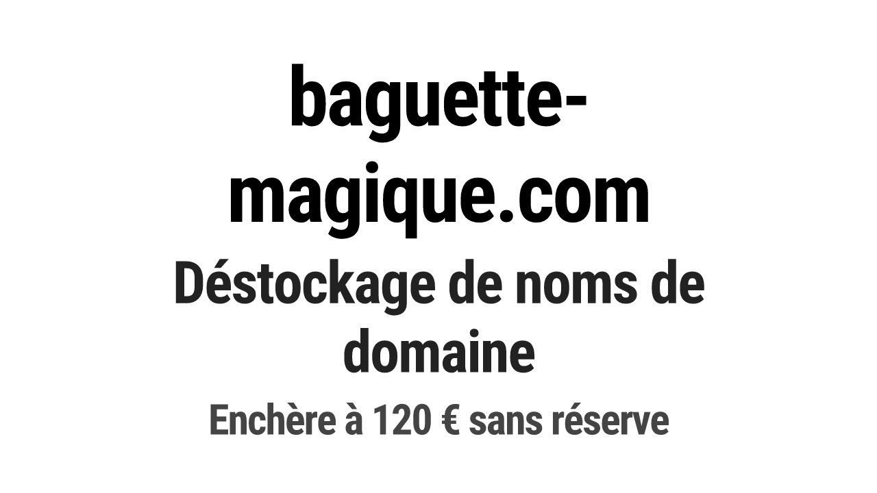Destockage & Invendus