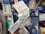a pile of toothpaste, toothpaste, toothpaste, toothpaste, toothpaste, toothpaste, toothpaste
