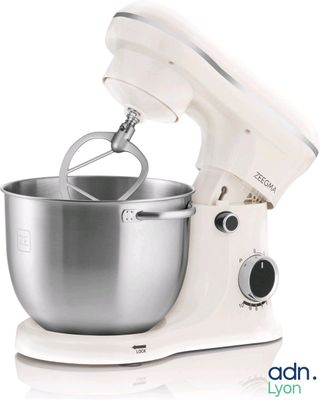 an image of a mixer with a bowl on it