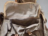 a backpack that is sitting on top of a table