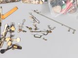 a lot of tools that are laying out on the table