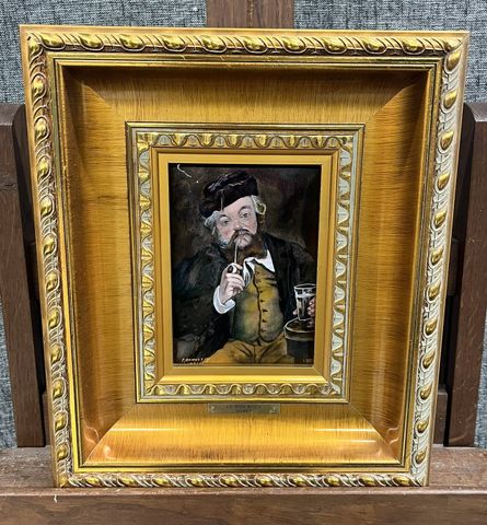 Email de Limoges « Le bon bock Manet » signé P.BONNET (MF). 16,5 ...