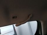 a rear view mirror in the back seat of a car
