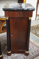 2 jolies commodes de style Empire - acajou - plateau en marb… (photo 2)