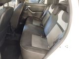 the back seats of a car are clean and ready to be used