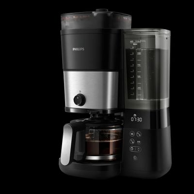 GRIND & BREW CafetiÃ¨re filtre Philips - cafetiÃ¨re avec bro…